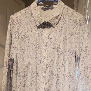 Old Navy vintage floral print large long sleeve
